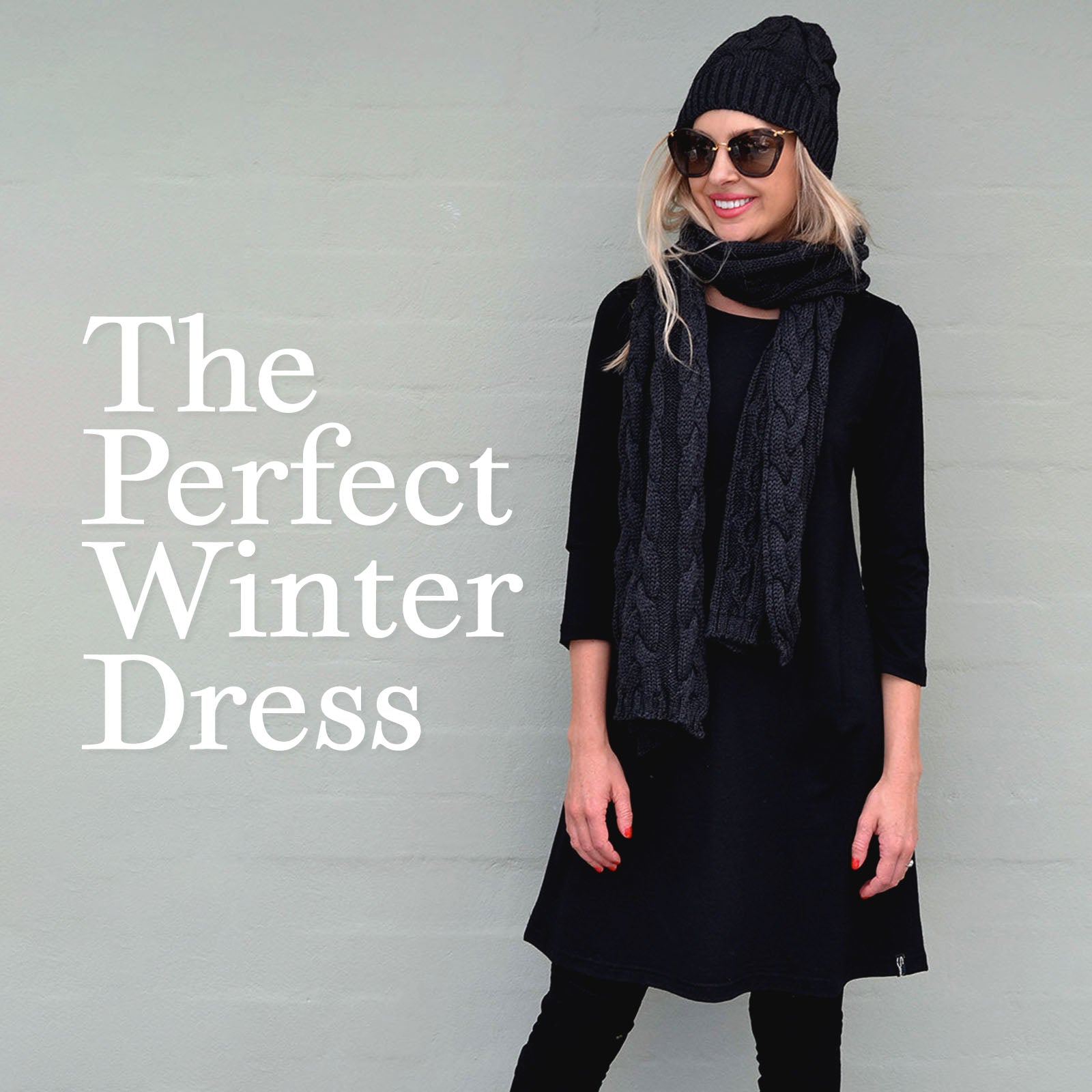 How to Make a Dress Warmer in the Winter  Swing dresses outfit, Dresses with  leggings, Style