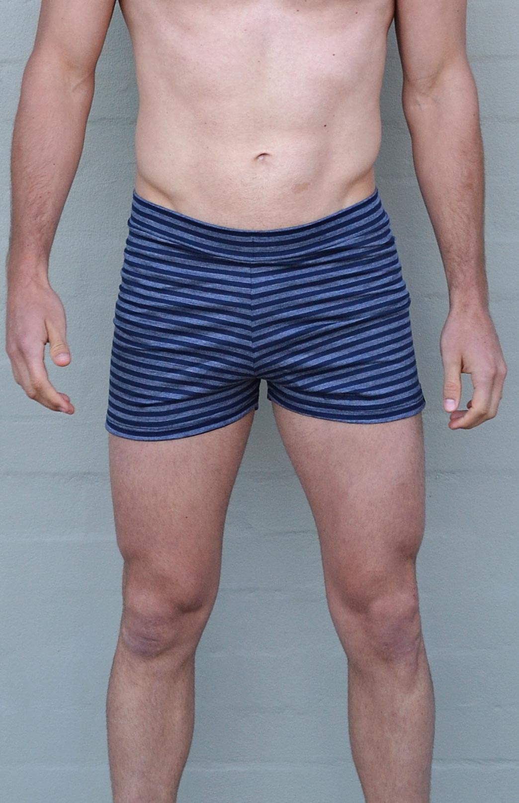 Light Grey Marl Men&#39;s Merino Wool Boxer Shorts
