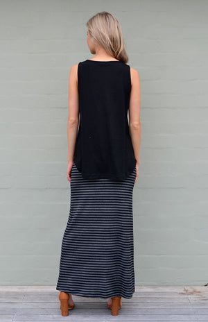 Pre Loved: Maxi Skirt - Merino/Modal (size 12)