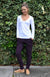 Plum Purple Women&#39;s Merino Wool Fleece Lounge Pants &amp;amp; Yoga Pants 
