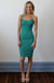 Jade Turquoise Women&#39;s Original Merino Wool Camisole Layering Dress
