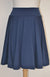 Indigo Blue Women&#39;s Merino Wool Jersey Circle Skirt
