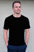 Black Unisex Merino Wool T-Shirt
