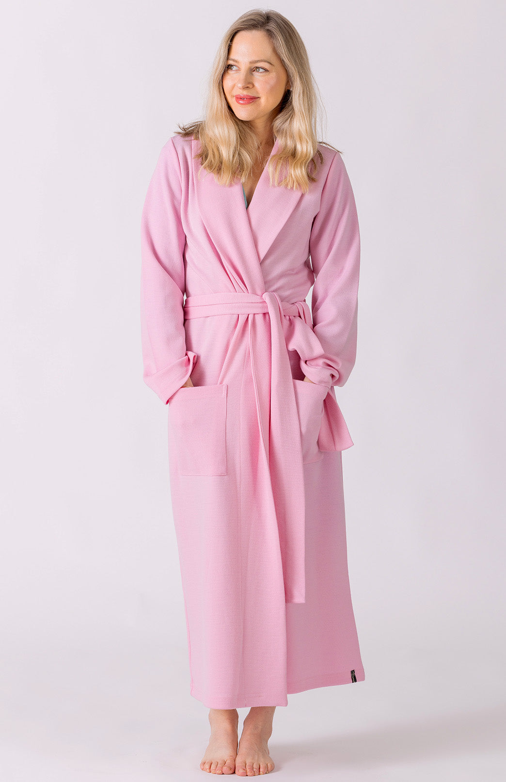 Women s Merino Wool Thermal Dressing Gown Smitten Merino