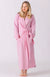 Soft Pink Superfine Merino Wool Dressing Gown
