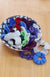 Hand Crochet Scrunchie Australian Fabric Crochet Scrunchie
