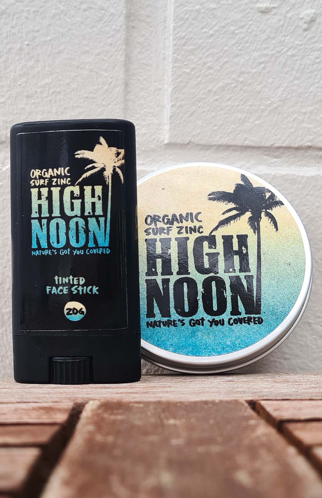 High Noon Zinc Range Organic Tinted Face &amp;amp; Body Surf Zinc
