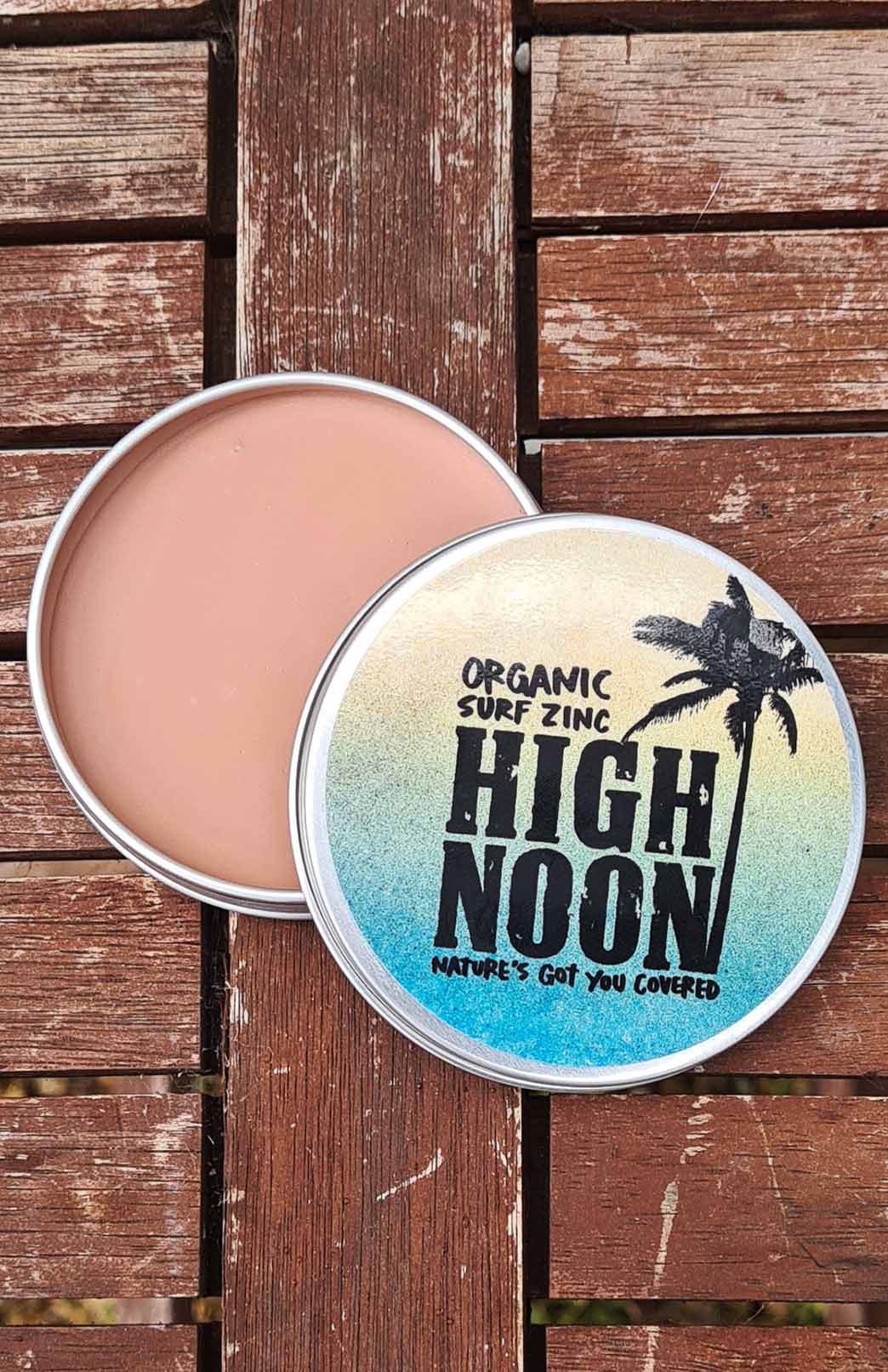 High Noon Zinc Range Organic Tinted Face &amp;amp; Body Surf Zinc
