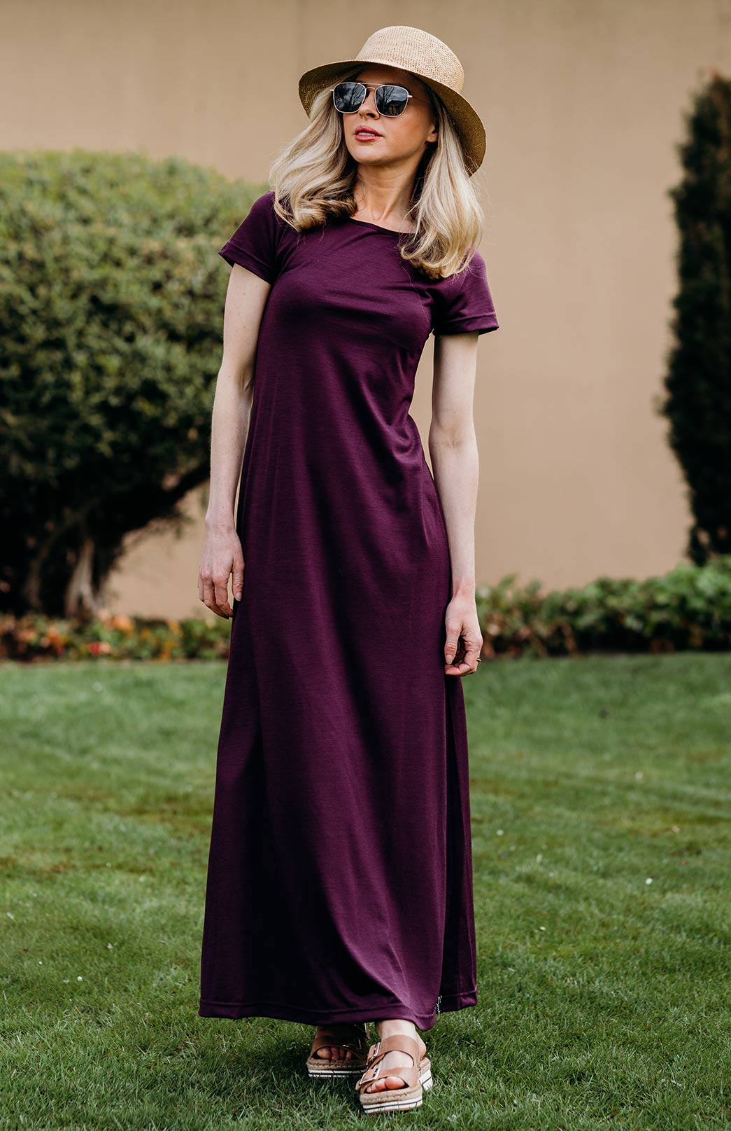 Women s Merino Wool Maxi Dress Smitten Merino