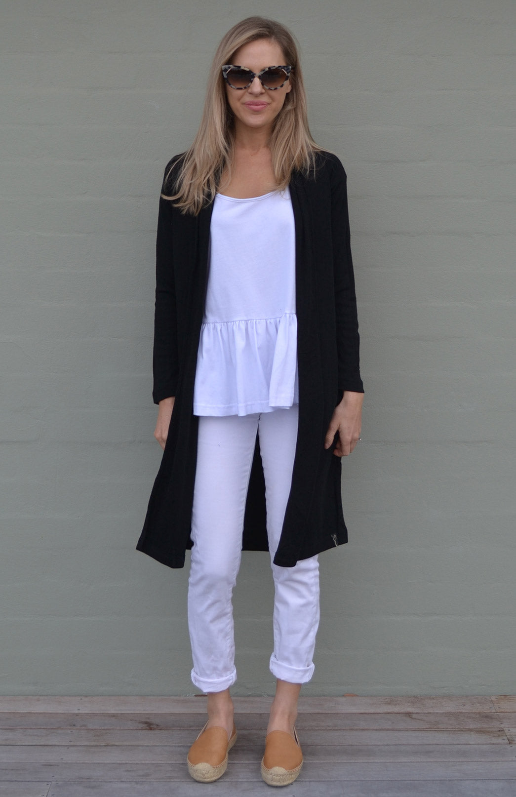 Women's Merino Wool Drape Cardigan