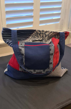 Blue & Red Bag