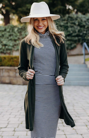 Black & Ivory Stripe