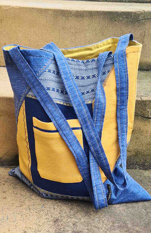 Blue & Yellow Bag