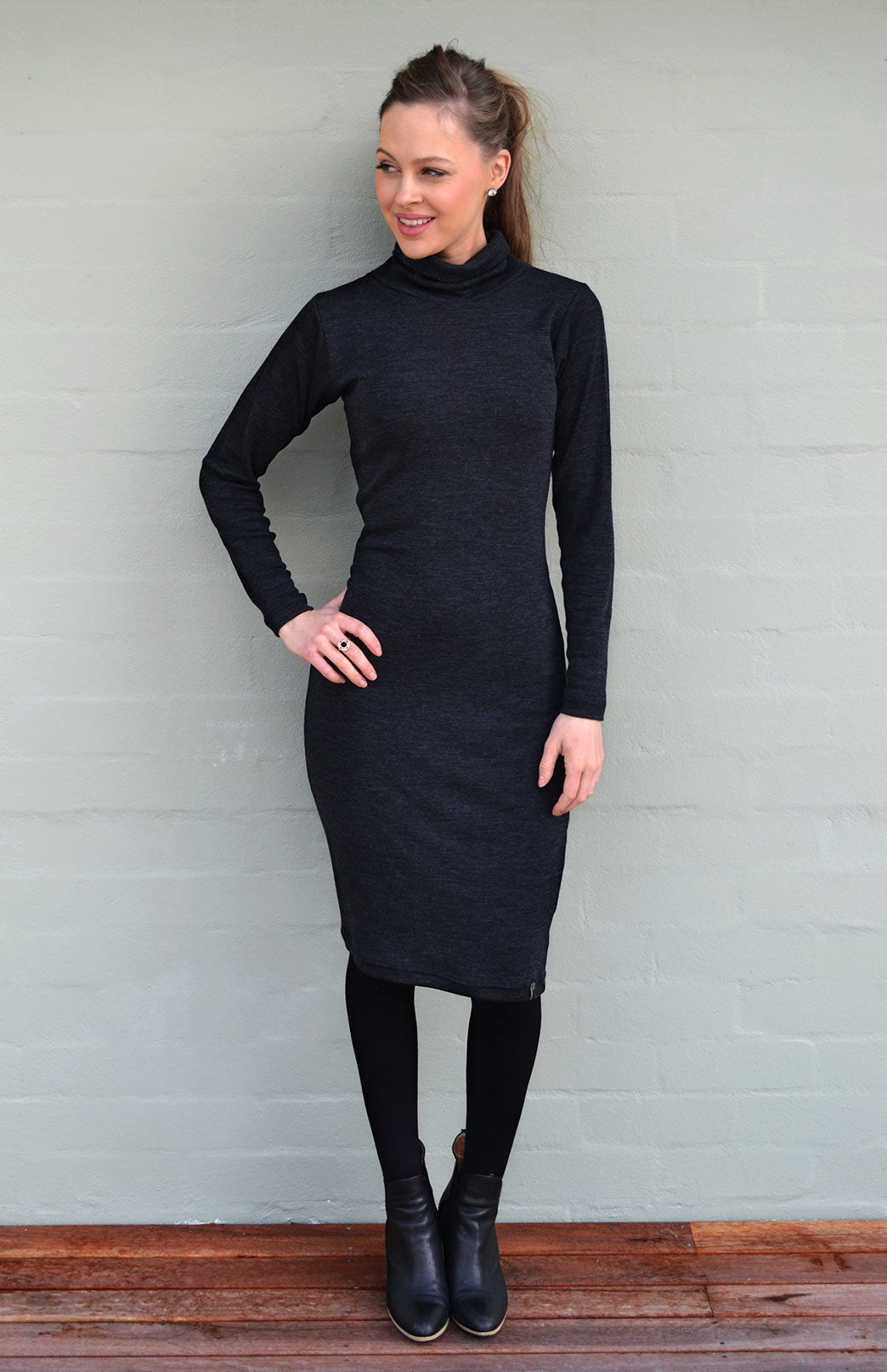 Women's Merino Wool Straight Dress