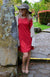 Chilli Red Women&#39;s Merino Wool Swing Dress
