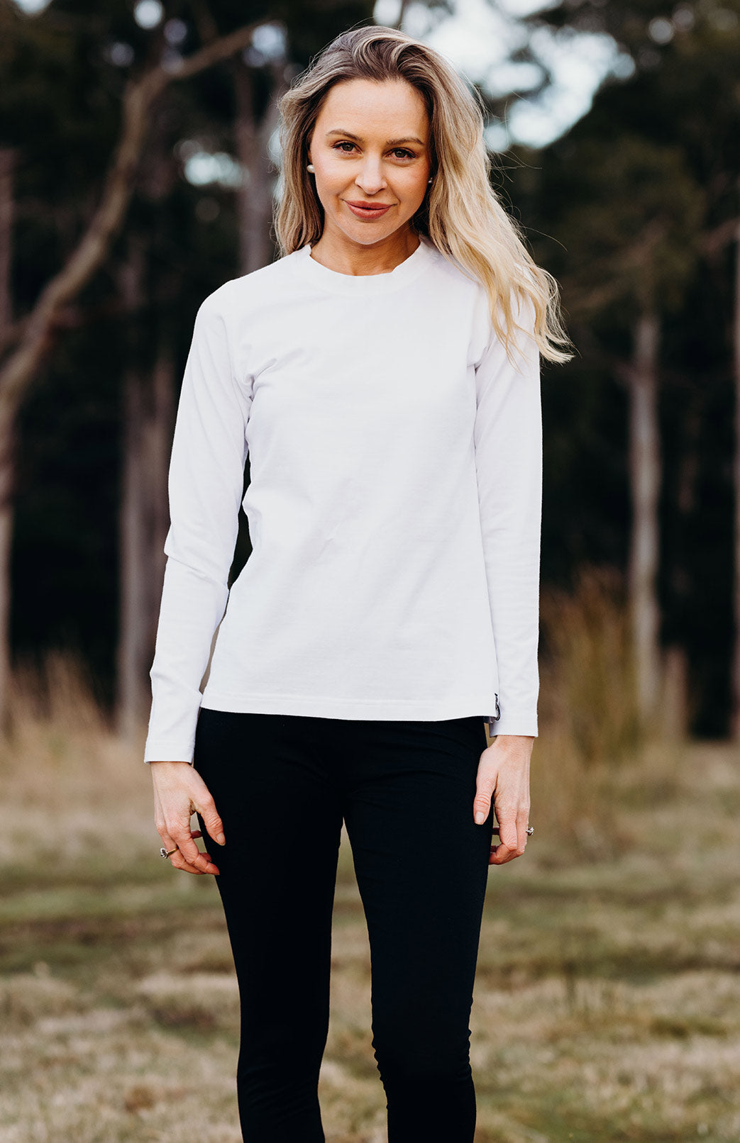 Courtney Top Long Sleeve Organic Cotton Smitten Merino