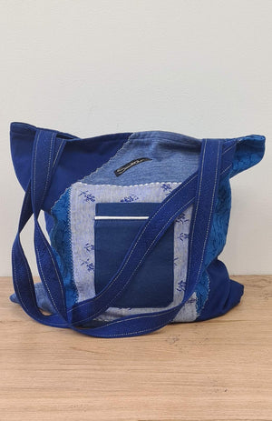 Blue & Blue Bag